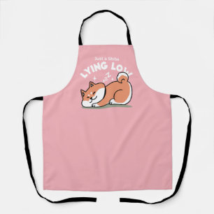Just a Shiba Llow：かわいい柴犬デザイン エプロン
