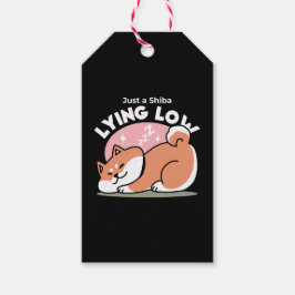 Just a Shiba Llow：かわいい柴犬デザイン ギフトタグ