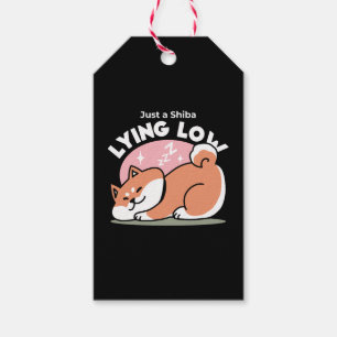 Just a Shiba Llow：かわいい柴犬デザイン ギフトタグ