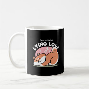 Just a Shiba Llow：かわいい柴犬デザイン コーヒーマグカップ