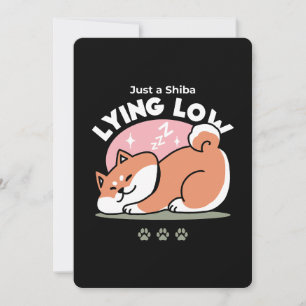 Just a Shiba Llow:かわいい柴犬デザイン シーズンカード