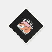 Just a Shiba Llow:かわいい柴犬デザイン スタンダードカクテルナプキン (角)