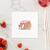 Just a Shiba Llow：かわいい柴犬デザイン スタンダードカクテルナプキン (インサイチュ)