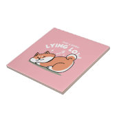 Just a Shiba Llow：かわいい柴犬デザイン タイル (側面)