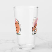 Just a Shiba Llow：かわいい柴犬デザイン タンブラーグラス (左)