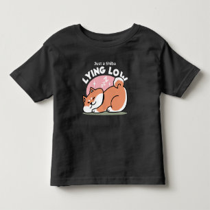 Just a Shiba Llow:かわいい柴犬デザイン トドラーTシャツ