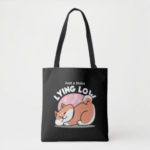 Just a Shiba Llow：かわいい柴犬デザイン トートバッグ