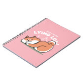Just a Shiba Llow:かわいい柴犬デザイン ノートブック (左側)