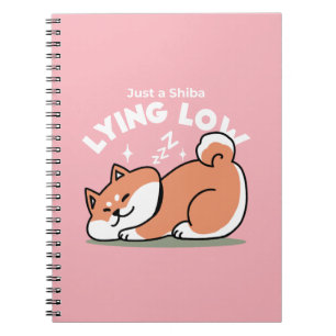 Just a Shiba Llow:かわいい柴犬デザイン ノートブック