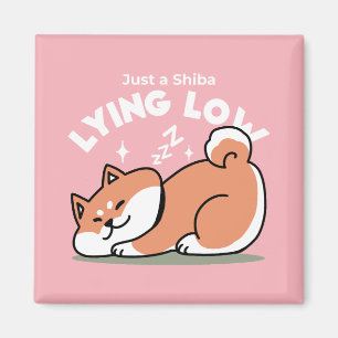 Just a Shiba Llow：かわいい柴犬デザイン マグネット