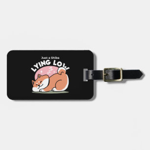 Just a Shiba Llow:かわいい柴犬デザイン ラゲッジタグ