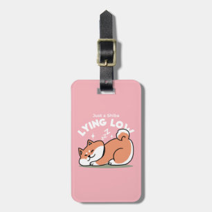 Just a Shiba Llow:かわいい柴犬デザイン ラゲッジタグ