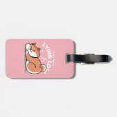 Just a Shiba Llow:かわいい柴犬デザイン ラゲッジタグ (裏面横)