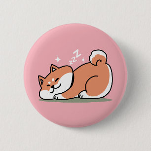 Just a Shiba Llow：かわいい柴犬デザイン 缶バッジ