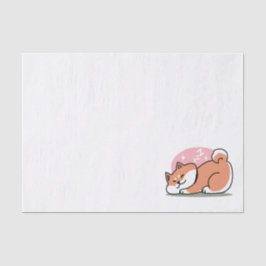 Just a Shiba Llow：かわいい柴犬デザイン 薄葉紙