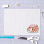 Just a Shiba Llow：かわいい柴犬デザイン 薄葉紙 (クラフト)