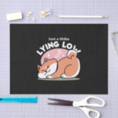 Just a Shiba Llow：かわいい柴犬デザイン 薄葉紙 (クラフト)