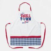 Just a Small Town Girl -テキサス州 エプロン (正面)