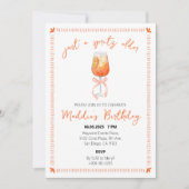 Just a Spritz Older Aperol Spritz Birthday 招待状 (正面)