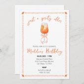 Just a Spritz Older Aperol Spritz Birthday 招待状 (正面/裏面)