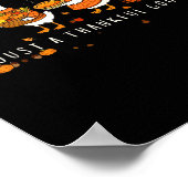 Just A Thankful Goose Funny Silly Goose Thanksgivi ポスター (角)