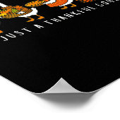 Just A Thankful Goose Funny Silly Goose Thanksgivi ポスター (角)