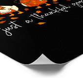 Just A Thankful Goose Nurse Funny Thanksgiving  ポスター (角)