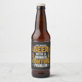 Just another beer with a drinker hunting problem ビールラベル (正面)