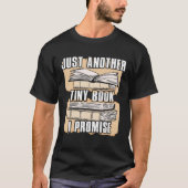 Just another book Booknerd's fans 読 Bookworm Tシャツ (正面)