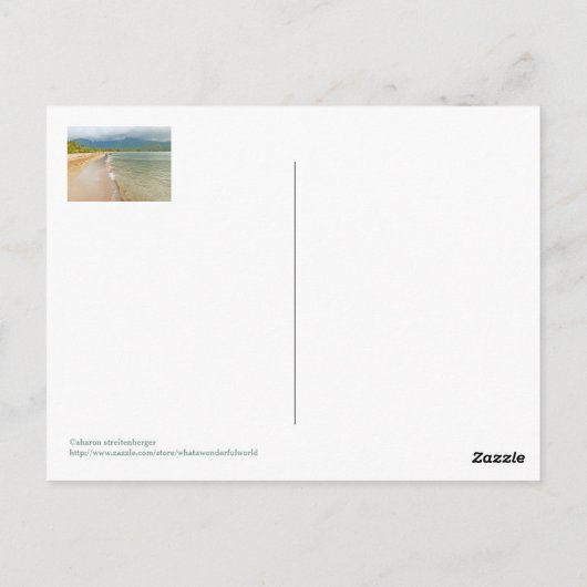 Just Another Day Inパラダイス/カウアイビーチ ポストカード (裏面)