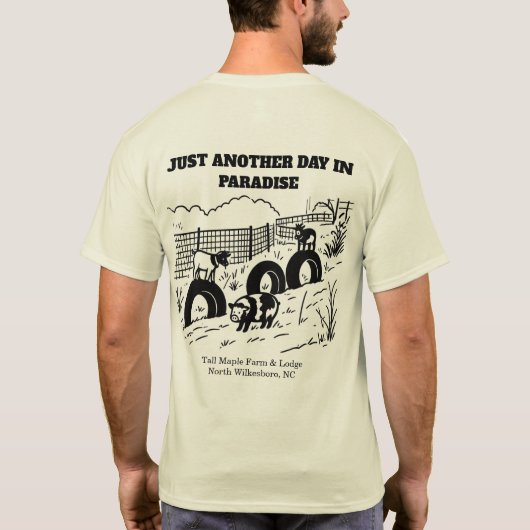 Just another day tシャツ (裏面)