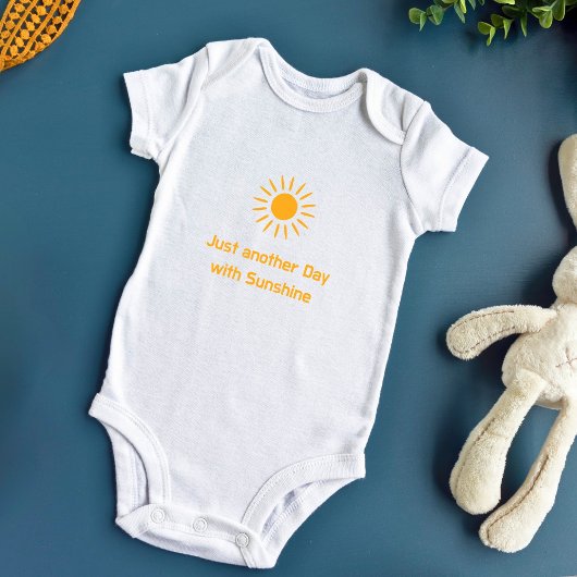 Just another Day with Sunshine ベビーボディスーツ