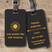 Just another Day with Sunshine ラゲッジタグ