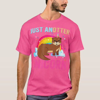 Just Anotter Unicorn OtterとUnicorn おもしろい Tシャツ