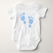 Just Arrived- baby foot ベビーボディスーツ (裏面)
