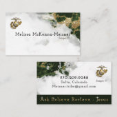 JUST As Sample 4 Melissa名刺 名刺 (正面/裏面)