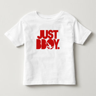 just bboy – 赤 トドラーTシャツ