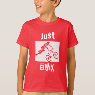 Just BeおもしろいYouスターBMX自転車トラックパークフリースタイル Tシャツ