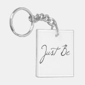 Just Be句 キーホルダー (正面左)
