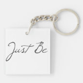 Just Be句 キーホルダー (裏面)