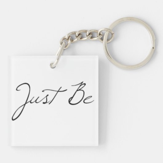 Just Be句 キーホルダー (裏面)