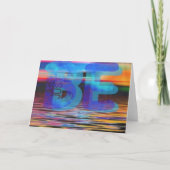 JUST BE引用文マインドフルギフト女性と男性 カード (正面)