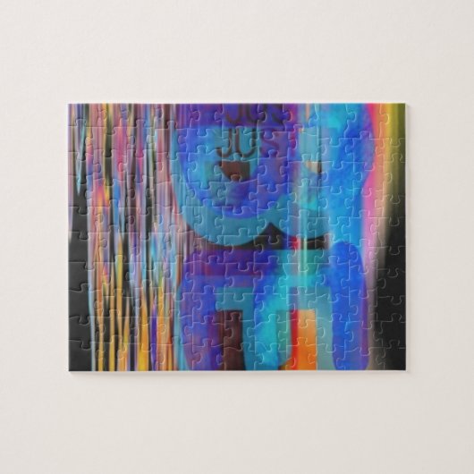 JUST BE引用文マインドフルギフト女性と男性 ジグソーパズル (横)