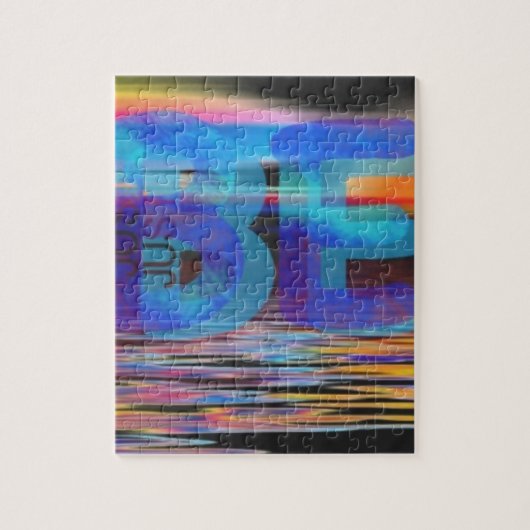 JUST BE引用文マインドフルギフト女性と男性 ジグソーパズル (縦)