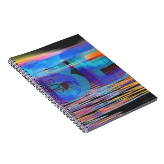 JUST BE引用文マインドフルギフト女性と男性 ノートブック (右側)