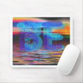 JUST BE引用文マインドフルギフト女性と男性 マウスパッド (マウス)