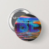 JUST BE引用文マインドフルギフト女性と男性 缶バッジ (正面&裏面)