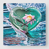 Just be スクエア壁時計 (正面)