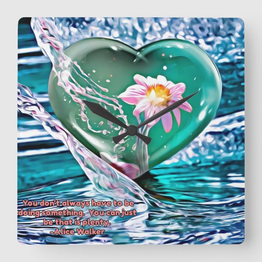 Just be スクエア壁時計 (正面)