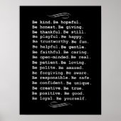 Just Be ポスター (正面)